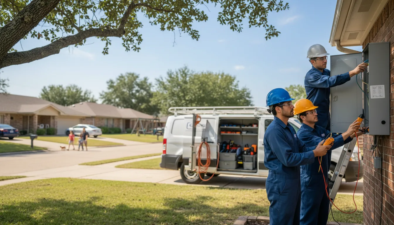Certified electrician providing emergency electrical services in Arkansaw, WI